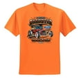 thumbnail image 2 of Wild Bobby, Ford Retro T-Bucket Roadster 1923 Vintage Garage Motors, Cars and Trucks, Men Graphic Tee, Orange, Large, 2 of 4