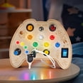 thumbnail image 3 of Controlador de juegos de viaje de madera para niños pequeños, 3 of 5