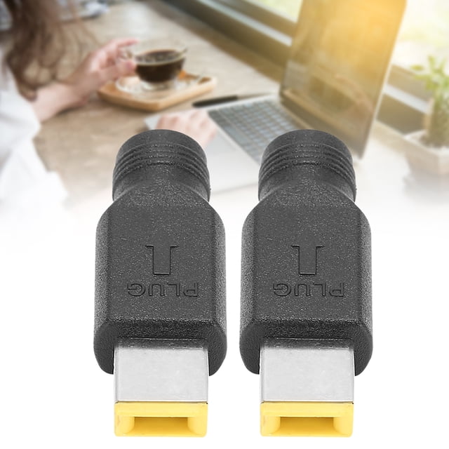 Conector Adaptador, Adaptador De Corriente Para Computadora Portátil, Hembra A Macho De 11x5,0 Mm, Cuadrado, Práctico Material ABS, Adaptador Universal, Accesorio Para