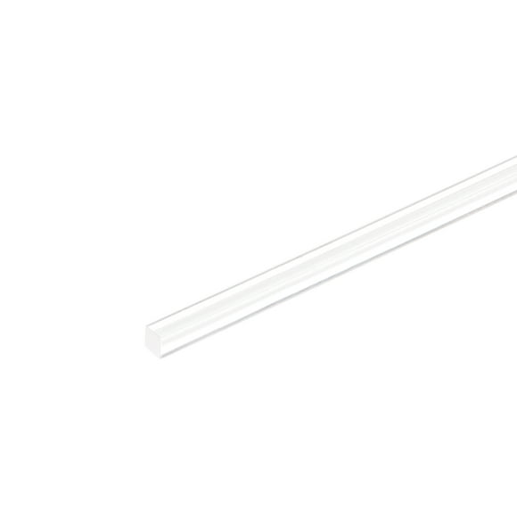 Unique Bargains 5mmx5mmx20' Acrylic plexiglass rod, Square Clear Acrylic Plastic Rod PMMA Bar