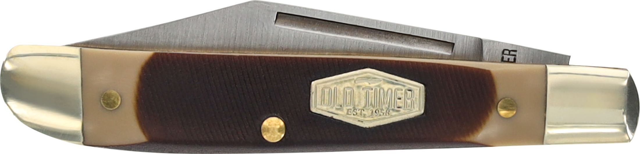 Old Timer Pal and Trapper Traditional Sawcut Handle Folding Knife Combo Pack