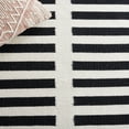 thumbnail image 6 of SAFAVIEH Striped Kilim Cady Striped Area Rug, Ivory/Black, 4' x 6', 6 of 8