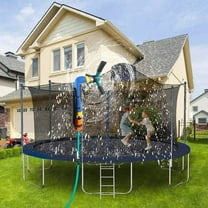Bilqis Trampoline Sprinklers, Garden Sprinklers, 360 Degree Rotating Sprinklers Large Area Coverage, Outdoor Trampoline Backyard Water Park Sprinkler Fun Summer Outdoor Water Toys for Boys Girls