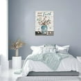 thumbnail image 6 of Farmhouse Cotton Bathroom Decor Wall Art Rustic Flower Just Have Faith Butterfly Floral Pictures Wall Decor Canvas Painting Prints Artwork Home Decorations Framed for Bedroom Living Room 12"x16", 6 of 6