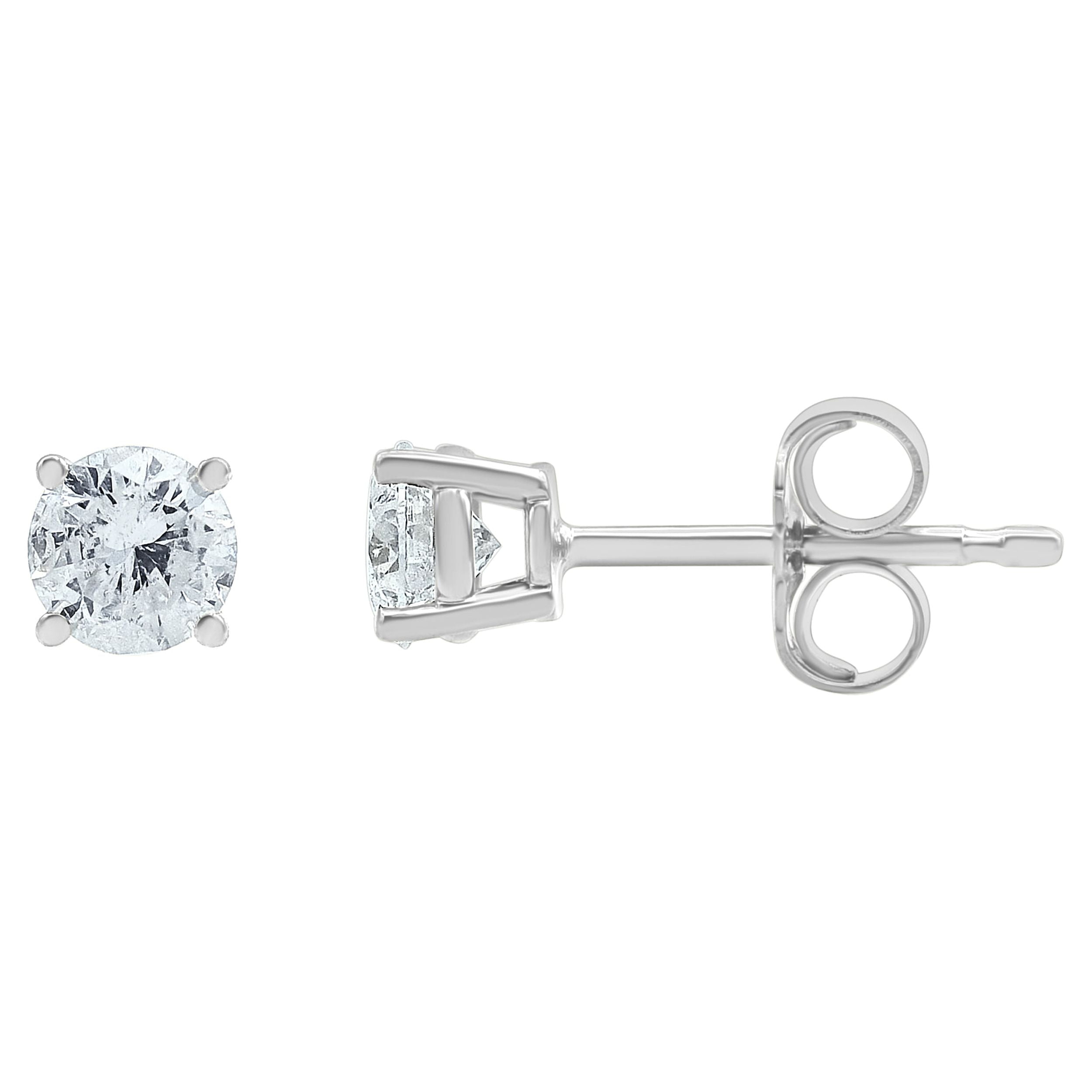 .50 Carat Total Weight Diamond Stud Earrings A025.50