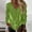 Green, variant on Women's Sequin Tops Sexy V Neck Long Sleeve Printed Dressy Casual T Shirts Plus Size Business Work Relaxed Fit Pullover Blouses
