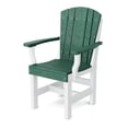 thumbnail image 4 of Wildridge Heritage 9-Piece 44"x94" Dining Set, Turf Green and White - Outdoor Weather Resistant Recycled Plastic Furniture for Patio, 4 of 5