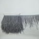 thumbnail image 4 of Plumas Artificiales Gloria Pluma de avestruz Gris claro, 4 of 4