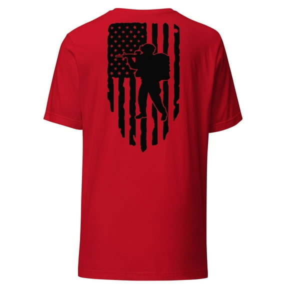 T-Shirt with Soldier on Guard (Red, L)