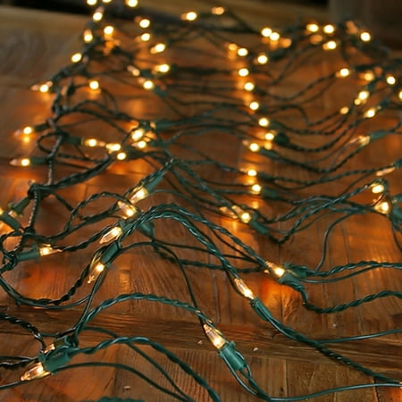Christmas Lights Net Green Wire 2x8 Ft 150 Bulbs Plug In Christmas Lights Net Green Wire 2x8 Ft 150 Bulbs Plug In Clear