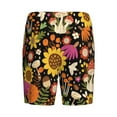 thumbnail image 5 of Fotbe Sunflowers Mushrooms Pajama Shorts for Men, Men's Pajama Bottoms, Sleepwear,Short Pajama Pants-Large, 5 of 9