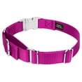 thumbnail image 4 of Country Brook Petz® Fuchsia Heavyduty Nylon Martingale with Premium Buckle, Large, 4 of 6