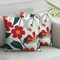 thumbnail image 3 of Pack of 2 Embroidered Decorative Throw Pillow  Farmhouse Floral Pillowcase for Living Room Sofa Bed, 3 of 7