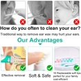 thumbnail image 4 of Kit de Retrait de Cire d'Oreille en Silicone Outil de Retrait de Cire d'Oreille Sûr et Doux Kit de Retrait de Cire d'Oreille Réutilisable Q Grip Kit de Retrait de Cire d'Oreille 16 Embouts pour Adultes Enfants Humains, 4 of 5