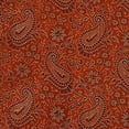thumbnail image 5 of Stylo Culture Indian Polydupion Cylindrical Tube Pillow Bolster Pillow Covers Orange Jacquard Brocade Border Paisley Large Couch Round Cylinder Cushion Covers (Set of 2) | 30x15 Inches (76x38 cm), 5 of 5