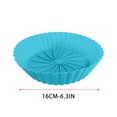 thumbnail image 3 of TIMIFIS Silicone Doublure en pour Friteuse à Air Chaud Panier en Silicone Réutilisable pour Friteuse à Air Résistant à la Chaleur Nettoyage Facile Friteuses à Air Pot en Silicone Rond pour Accessoires de Four à Friteuse à Air, 3 of 7