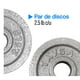 thumbnail image 2 of Set de dos barras Z y recta Tayga con discos de 2.5,5 y 10 Lb 30mm color plata, 2 of 6