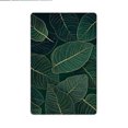 thumbnail image 2 of JML Non-Slip MicrofiberFabric & Rubber Doormat - Soft Entryway Rug for Home/Office (16"x24") - Easy Clean Door Mat for Indoor/Outdoor Use, Dark Green Leaves, 2 of 5