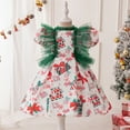 thumbnail image 4 of Girls Christmas Dress Girls Christmas Party Dress Child Xmas Girls Dress Party Dance Kids Christmas Princess Pageant Gown Girls Dress, 4 of 9