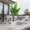 A, variant on Senfot 137cm Single Artificial Monstera Deliciosa Plant Realistic Split Leaf Tropical Faux Greenery Plant with Tall White Pot Stylish Indoor Outdoor Floor Decor