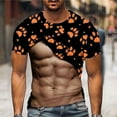 thumbnail image 2 of Summer Tops for Men 2025 Trendy Sexy Casual Summer Blouses for Men 2025 Work Plus Size Shirts for Men 4X-5X Sleeveless Tops For Men Y2K Men Clothing Tops, 2 of 5