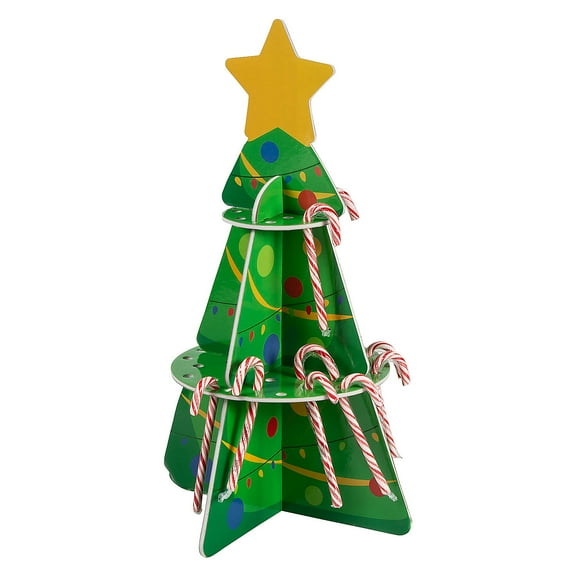 Fun Express Christmas Tree Candy Cane Holder Stand