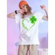 thumbnail image 1 of Camiseta De Verano Con Cuello Redondo Para Mujer, Camisetas De Verano Para Ir De Compras En La PlayaWomen's St. Patrick's Day Festive Black T-Shirt with Green Shamrock Heart Design - Casual Crew Nec, 1 of 8