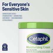 Cetaphil Moisturizing Cream for Dry to Very Dry Skin, Unscented, 20 fl oz