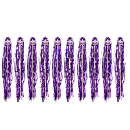 Pieces Of 10 Twirling Tinsel Fringe Wands Bell Favor Stick Wedding Party  Decor