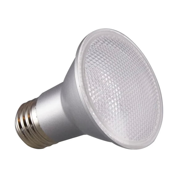 6.5 Watt - PAR20 LED - 3500K - 40 deg. Beam Angle - Medium base - 120 Volt - 6 Pack