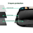 thumbnail image 4 of Lsque Sml Jeffy Pattern Laptop Bag – Portable & Slim Single-Shoulder Computer Case with Adjustable Strap, Protective, Lightweight for 13”/14”/15.6” Laptops, 4 of 8