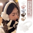 thumbnail image 2 of Cache-oreilles en Peluche Étoiles Mignons et Chauds pour Femmes, Écouteurs d'Hiver, Cache-Oreilles, Sac d'Oreille, Cyclisme, Froid, 2 of 8