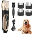 thumbnail image 1 of Cortadora silenciosa, cortadora de pelo largo y grueso para perros, cortadora de pelo para mascotas, cortadora profesional eléctrica recargable inalámbrica para perros, gatos, conejos Ormromra BST3050236, 1 of 4