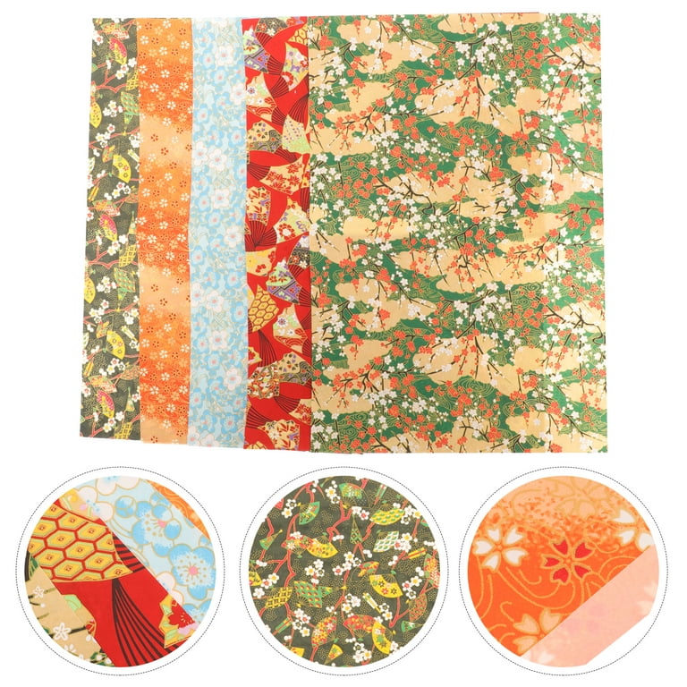 5 Sheets Japanese Style Wrapping Paper Delicate Gift Packing Paper Random  Style 