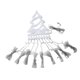thumbnail image 1 of xneb-b20 Luces de cadena de hadas Luces de cascada solares Lámpara de interior al aire libre 350 LED luz colorida Yinane Cadenas de luces, 1 of 2
