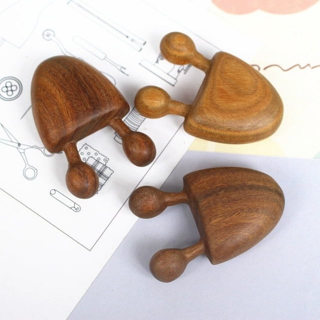 Suministros de oficina, kit de adornos DIY, bricolaje para el hogar, artesanías de madera natural de sándalo, artesanías de madera de alitas de pollo, pieza de mano para masaje, raspador de nariz, mad