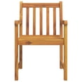 thumbnail image 6 of vidaXL Patio Dining Set Outdoor Furniture Table and Chair Solid Wood Acacia, 6 of 43