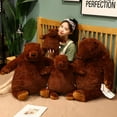 thumbnail image 3 of Giant Bear Stuffed Animal Plush, Simulation Plush Toys Djungelskog Brown Plush Teddy Bear Toys for Kids Girls, Valentine's Day Birthday Big Gifts (60cm), 3 of 7