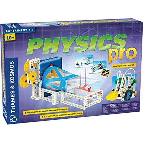 Thames & Kosmos Physics Pro (V 2.0) Science Kit | 96 Page Color Manual | 31 Experiments | Advanced Physics Education Kit | Parents Choice Silver Award Winner