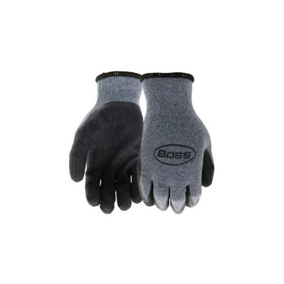 Boss Men's Grip Textured Work Gloves Medium