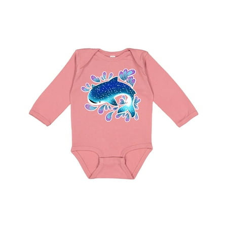 

Inktastic Cute Whale Shark Gift Baby Boy or Baby Girl Long Sleeve Bodysuit