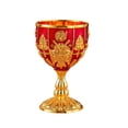 thumbnail image 3 of koolsoo Calice Vintage Mini Tasse de Communion pour Fournitures de Fête Anniversaire Bar Rouge, 3 of 9