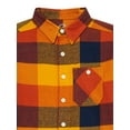 thumbnail image 2 of Wonder Nation Boys Long Sleeve Flannel Shirt, 2-Pack, Sizes 4-18 & Husky, 2 of 3
