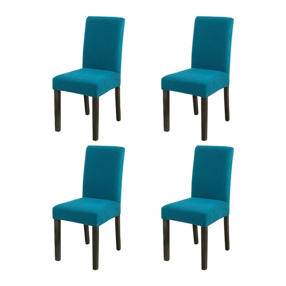 Thinsony 1/2/3 4pieces Chair Cover For Dining - Durable And Breathable Chairs In Style Wide Application Plush Celestine blue 1 Pc