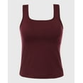 thumbnail image 1 of Square Neck Sleep Tank in Russian Ruby, 1 of 5