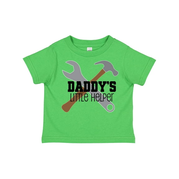 Inktastic Daddy's Little Helper Tool Set Boys Toddler T-Shirt