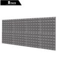 thumbnail image 1 of Geepro 12x12x2 inch Studio Soundproofing Foam Acoustic Tiles Panels for KTV Home Office Theater, Black/Gray, 1 of 1