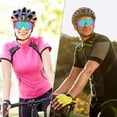 thumbnail image 5 of Gafas de sol deportivas para hombre y mujer, gafas de ciclismo con espejo, gafas deportivas para ciclismo de montaña, carretera, ciclismo, running, enduro, con protección UV400, 5 of 5