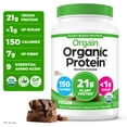 thumbnail image 3 of (2 pack) Orgain Organic Vegan 21g Protein Powder, Plant Based, Creamy Chocolate 2.03lb, 3 of 11