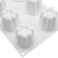 thumbnail image 4 of 8 Cavities Silicone Material 3D Small Flower Shape Mousse Cake Moulds Dessert Molds for Home Kitchen Baking Use for Kids, 4 of 4